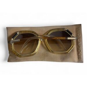 Ted Lapidus Paris Sunglasses Octagon Frames Vintage Designer Eyewear‎